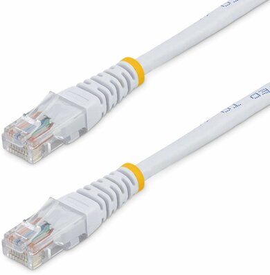 Molded Cat5e UTP Patchkabel (15 meter, wit)