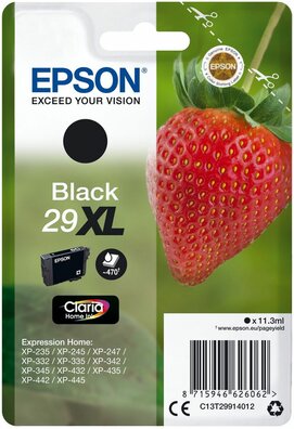 T2991 inkjetcartridge 29XL zwart (11,3 ml, XL size)