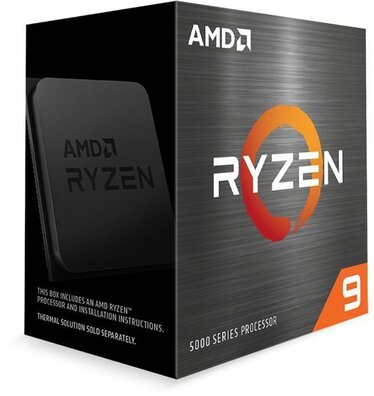 Socket AM4 : Ryzen 9-5950X, 3,4 GHz, 16-cores, 32 threads, 64 MB cache