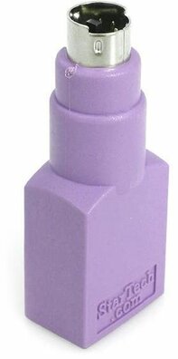 USB naar PS/2 Keyboard Adapter (purper)