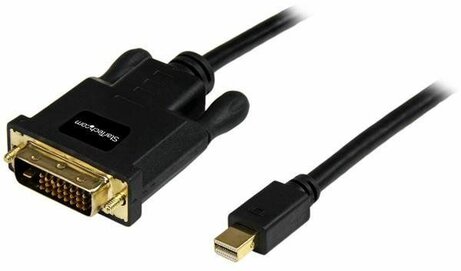Mini DisplayPort naar DVI-kabel M/M (1,8 meter, zwart)