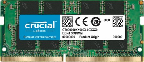 CT8G4SFRA32A DDR4 8 GB, SO-DIMM 260-pin, 3200 MHz, PC4-25600, CL22