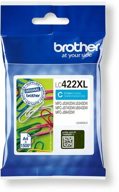 LC422XLC inkjetcartridge cyaan (1500 afdrukken)