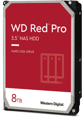 8000 GB WD Red Pro WD8005FFBX Hard drive (3,5", SATA 6 Gb/s, 7200 rpm, 256 MB cache)