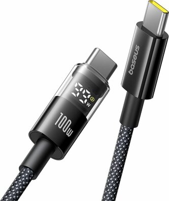 USB-C laadkabel met display (1 m, max. 100 Watt)
