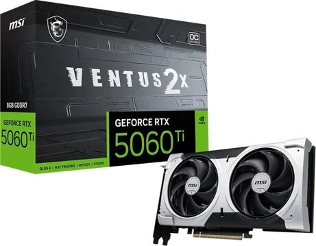 Geforce RTX 5060Ti Ventus 2X OC Plus (8 GB, 3 x DisplayPort, HDMI)