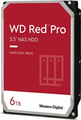 6000 GB WD Red Pro WD6005FFBX Hard drive (3,5", SATA 6 Gb/s, 7200 rpm, 256 MB cache)