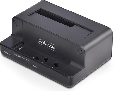 M.2 NVMe naar 2,5/3,5" SATA Drive Duplicator Dual Bay Cloner