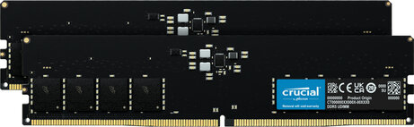 CT2K32G56C46U5 DDR5 kit 64 GB, DIMM 288-pin, 5600 MHz, PC5-44800, CL46 (2 x 32 GB)