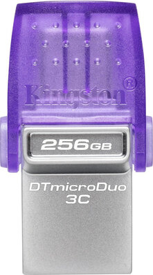 DTDUO3CG3/256GB DataTraveler microDuo 3C USB flash drive 256 GB (USB 3.2 Gen 1, USB-C)