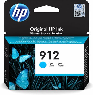 3YL77AE#BGX inkjetcartridge 912 cyaan (2,93 ml)