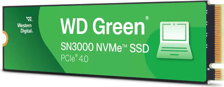 1000 GB WD Green SN3000 SSD (M.2 2280, PCIe 4.0 x4 NVMe)