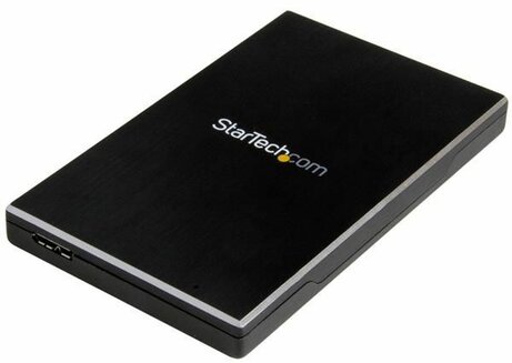 USB 3.1 Gen 2 10 Gbps behuizing voor 2,5" SATA Drives (ultra-snelle draagbare harde schijf behuizing voor SSD/HDD, aluminum)