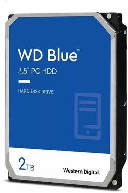 2000 GB WD20EZBX WD Bleu (3,5", SATA 6 Gb/s, 5400 rpm, 256 MB cache)