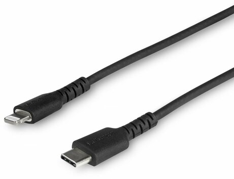 RUSBCLTMM1MB USB-C naar Lightning kabel (1 meter, MFi Certified, zwart)