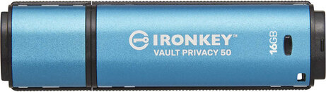 IKVP50/16GB IronKey Vault Privacy 50 Series USB flash drive 16 GB (encrypted, USB 3.2 Gen 1, TAA Compliant)