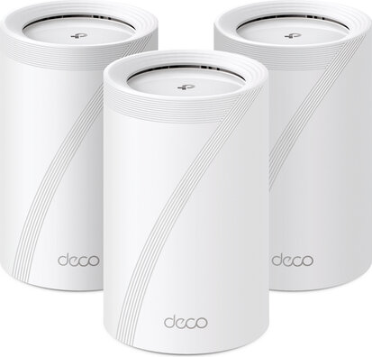 Deco BE65 V1 Wi-Fi system (3 routers, mesh, GigE, 2.5 GigE, Wi-Fi 7, multi-band)