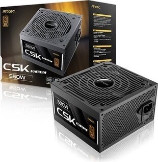 CSK550DC PSU 550 Watt (EC 80+ Bronze, ATX)