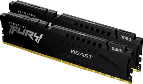 KF556C36BBEK2-64 FURY Beast DDR5 kit 64 GB, DIMM 288-pin, 5600 MHz, PC5-44800, CL36, on-die ECC (2 x 32 GB)