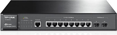 JetStream TL-SG3210 Managed Switch (8 x 10/100/1000, rack-mountable)