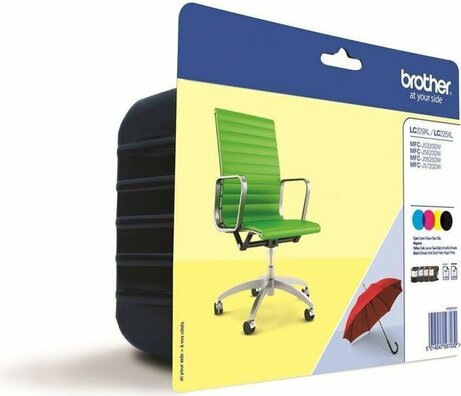 LC229XLVALBP inkjetcartridges (zwart, geel, cyaan en magenta)