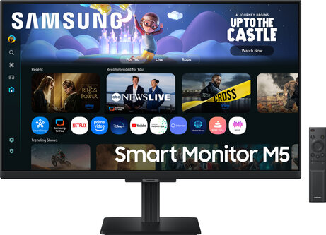 M50F 27"  LCD smart monitor, 1920 x 1080 Full HD, 5 ms, ingebouwde speakers