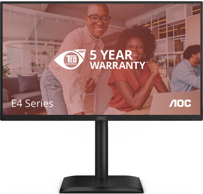 24E4CV LED 24", 1920 x 1080 Full HD, 120 Hz, IPS, 1500:1, 4 ms, HDMI, DisplayPort, USB-C, speakers, zwart