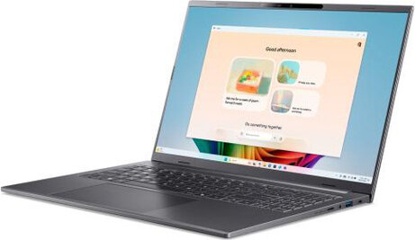 Aspire 16 AI A16-52M-79HJ (16" 2K OLED, Intel Core Ultra 7-258V, 32 GB LPDDR5X, 1000 GB PCIe NVMe SSD, Intel Arc Graphics, Windows 11 Home , grijs, Azerty)