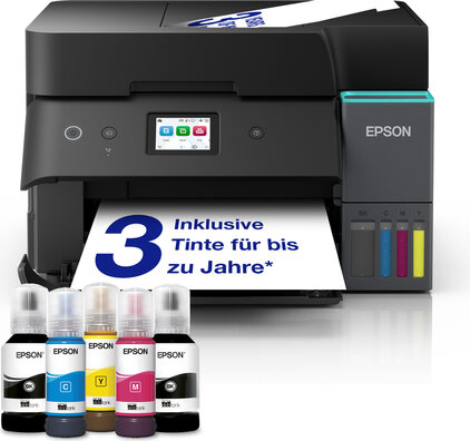 EcoTank ET-4950 Multifunction printer (A4, 18 ppm, Wi-Fi ac, USB, LAN, zwart)