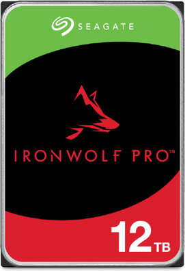 12.000 GB ST12000NT001 IronWolf Pro Hard drive (3,5", SATA 6 Gb/s, 7200 rpm, 256 MB cache)