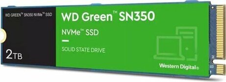 2000 GB WD Green SN350 SSD (M.2 2280, PCIe 3.0 x4 NVMe)