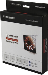 Performance C PWM 140 mm fan (rood, met zwarte frame)