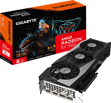 GV-R76GAMING OC-8GD 7600 Gaming OC (8 GB, 2 x DisplayPort, 2 x HDMI)