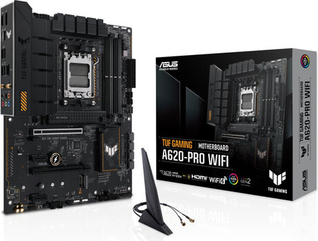 Socket AM5 : TUF GAMING A620-PRO WIFI (DDR5, 2 x M.2, DisplayPort, HDMI)