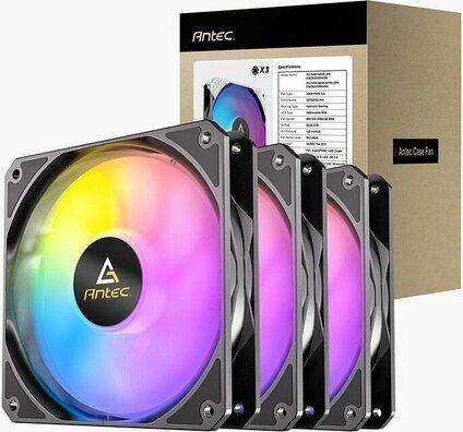 P12 ARGB PWM (zwart, 3-pack)