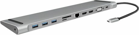 Docking Station (USB-C, 11-poort, 100 Watt)