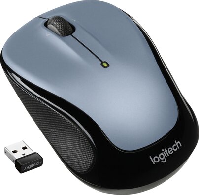 M325s Wireless Mouse (USB-A, zwart/grijs)