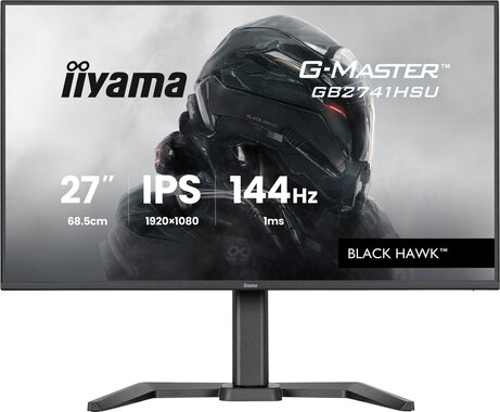 G-MASTER Black Hawk GB2741HSU-B1 LED gaming 27", 1920 x 1080 Full HD 144 Hz, IPS, 1 ms, HDMI, DisplayPort, speakers, mat zwart