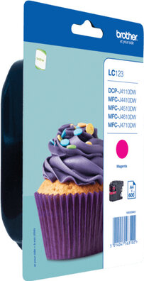 LC123M inkjetcartridge magenta (600 afdrukken)