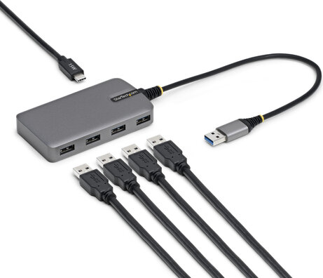 USB-Hub (4 x USB 3.2 Gen 1 + 1 x USB-C + 1 x USB-A 3.2 Gen 1)