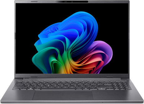 Aspire AI A16-61M-R1XH (16" 2K OLED Adobe RGB 120 Hz, AMD Ryzen 5-330, 32 GB RAM, 1000 GB SSD, Windows 11 Home, grijs, Azerty)