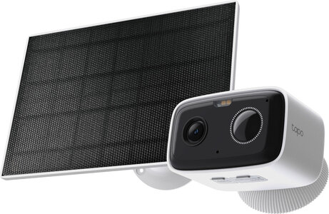 Tapo C400 KIT V2.6 Solar-Powered Security Camera Kit (buitengebruik, 2 Mpix 1920 x 1080, audio, Wi-Fi, H.264, met zonnepaneel)
