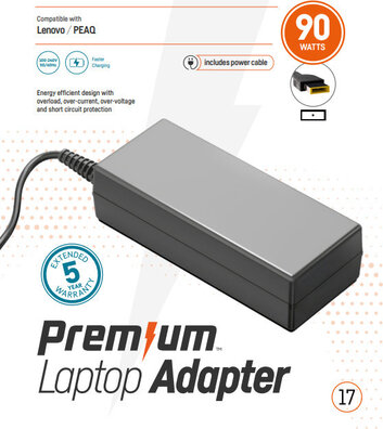 Premium Laptop Adapter voor Lenovo (square, 90 Watt)