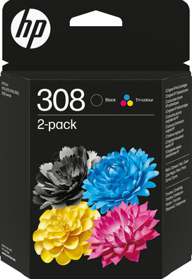 6L6S6UE inkjetcartridges 308 (2-pack)
