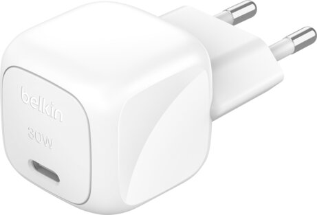 BoostCharge Compact USB-C Wall Charger (30 Watt, wit)
