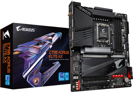 Socket 1700 : Z790 Aorus Elite AX (DDR5, 2 x M.2, DisplayPort, HDMI)