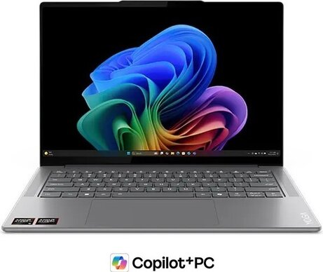 Yoga Pro 7 (14,5" 3K OLED, Intel Core Ultra 9-285H, 32 GB RAM, 1000 GB SSD, Windows 11 Home, grijs, Azerty)