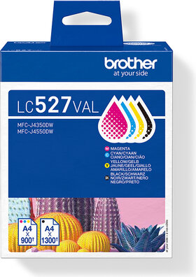 LC-527VAL inkjetcartridges valuepack (1.300, 900 afdrukken)