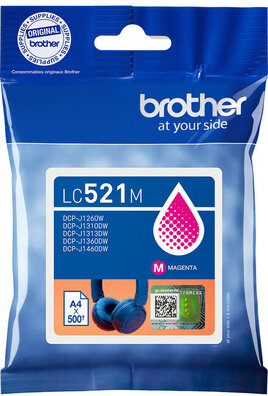 LC-521M inkjetcartridge magenta (500 afdrukken)
