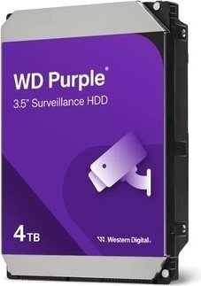 4000 GB WD Purple (128 MB cache, 5400 rpm)